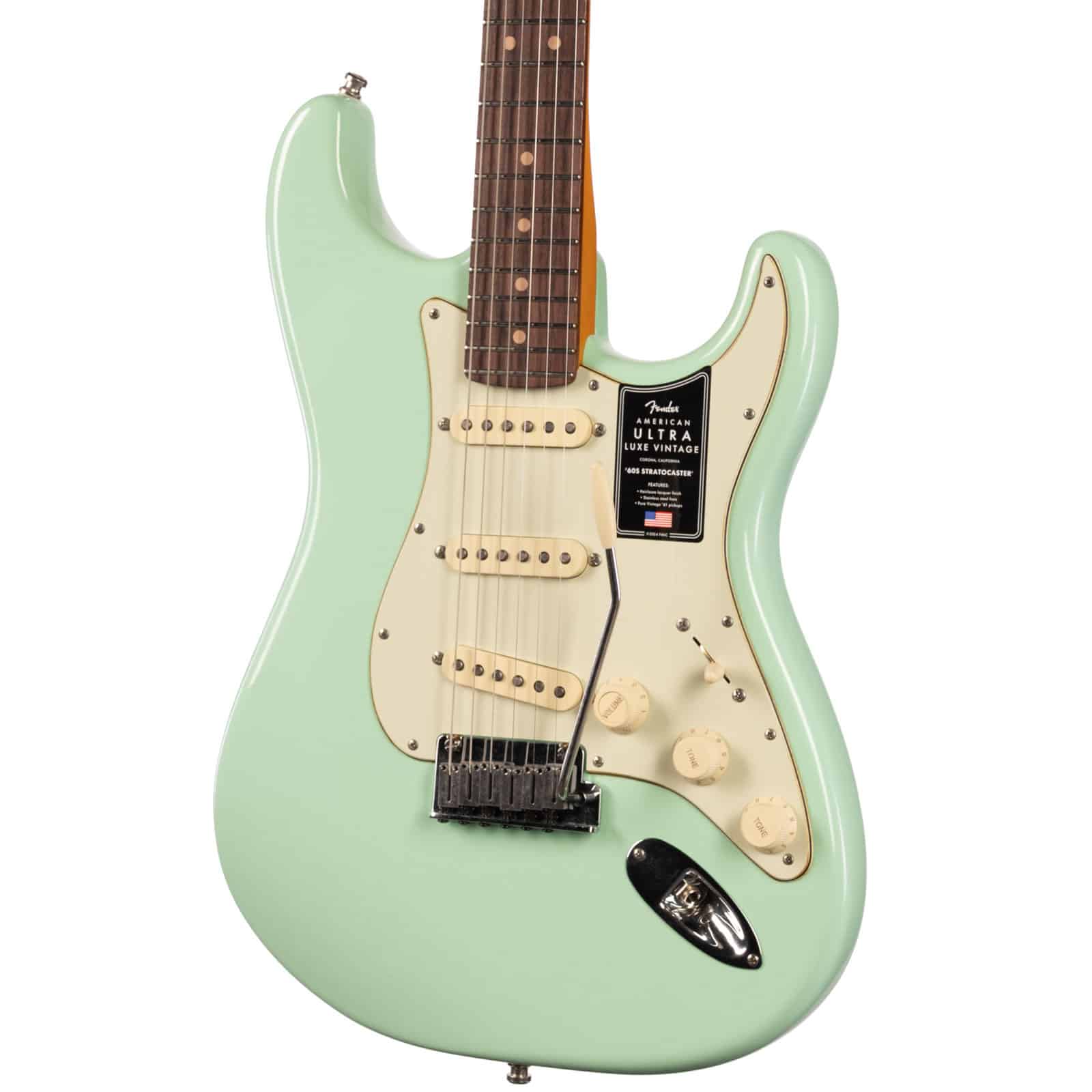 Ultra Luxe 60s Stratocaster Surf Green | Moore Guitars