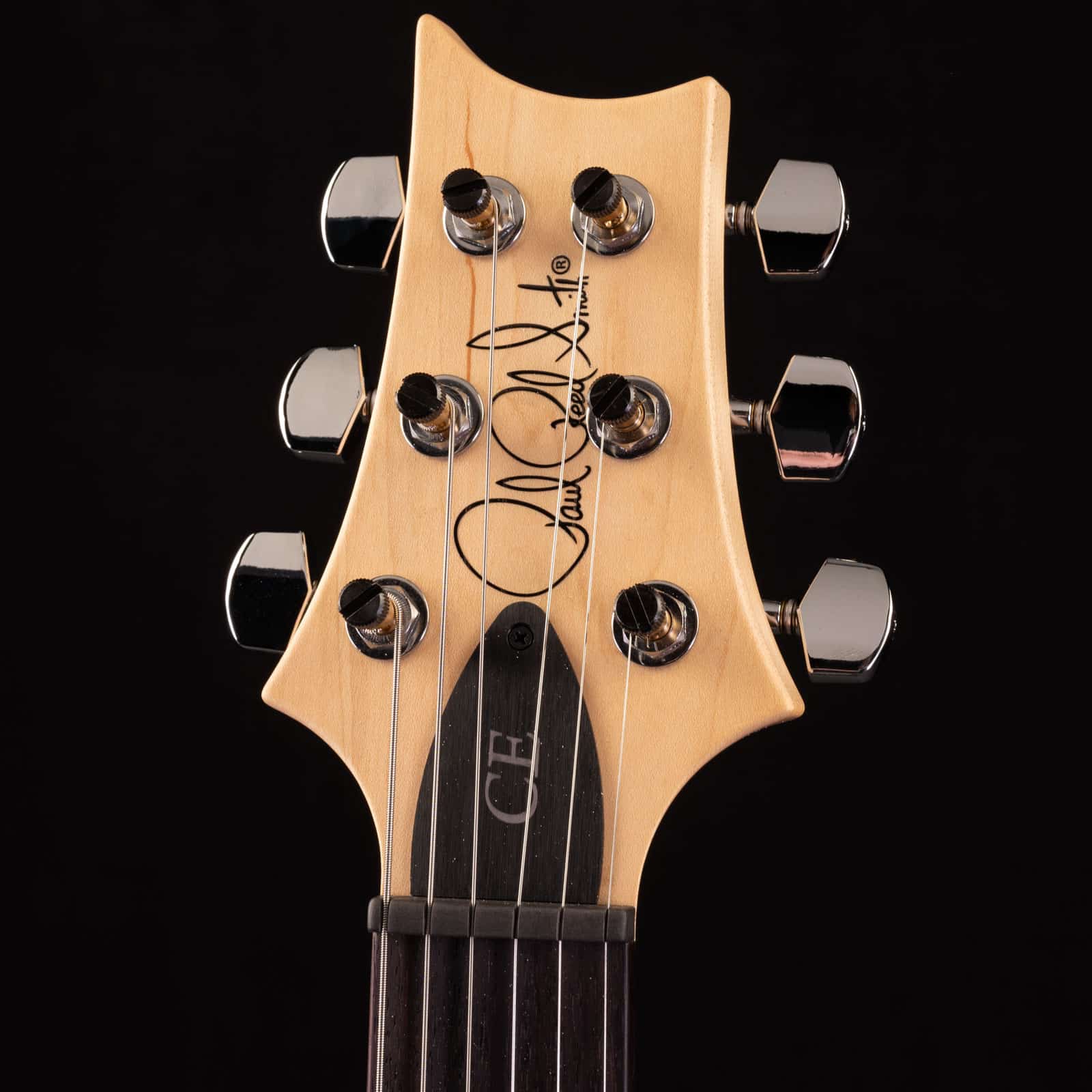 PRS-CE24-SEMI-HOLLOW-WSINGLE-F-HOLE-FADED-GRAY-BLACK-0376432-front-head__92446