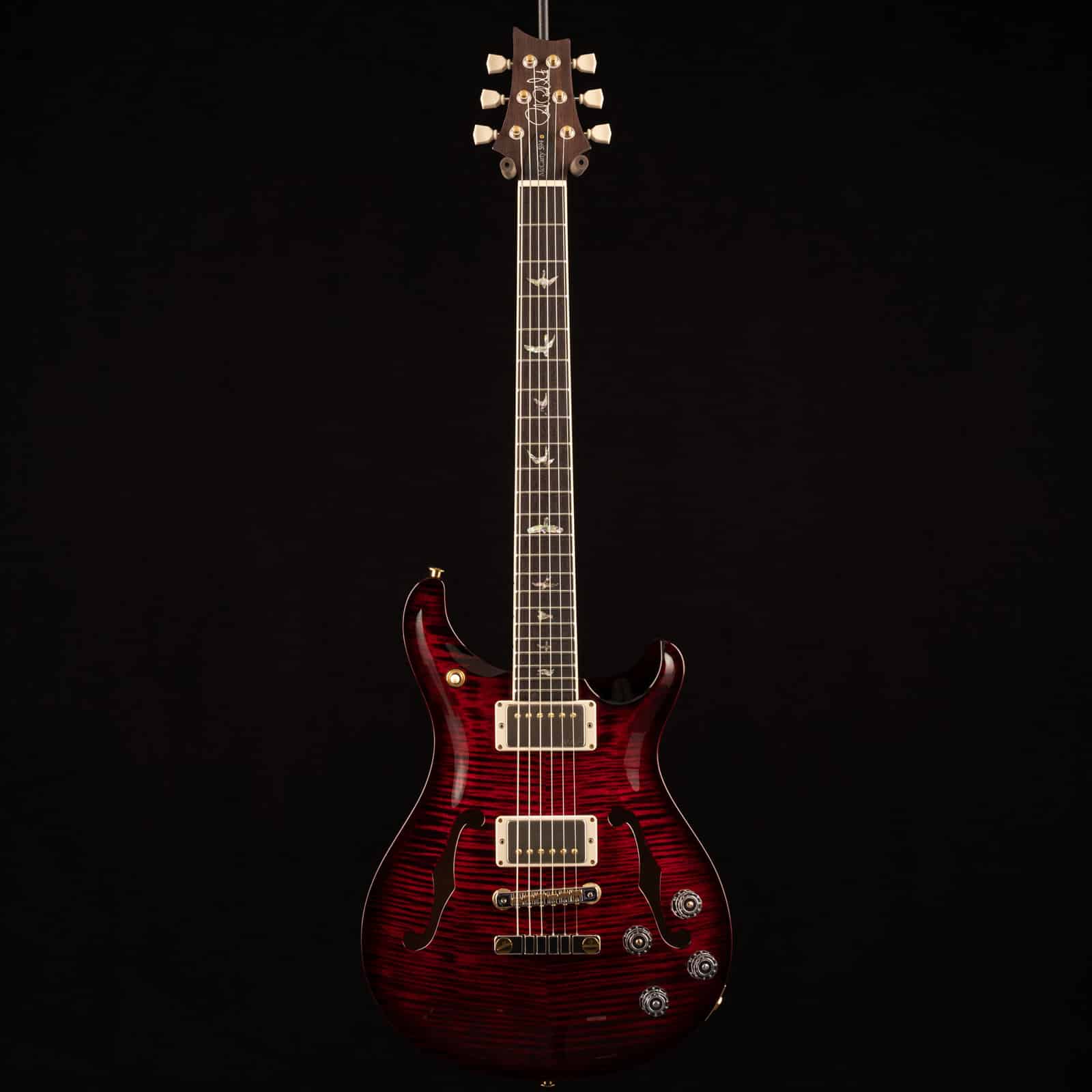 PRS-MCCARTY-594-HOLLOWBODY-II-FLAME-MAPLE-10-TOP-FIRE-RED-BURST-0372410-front__55352