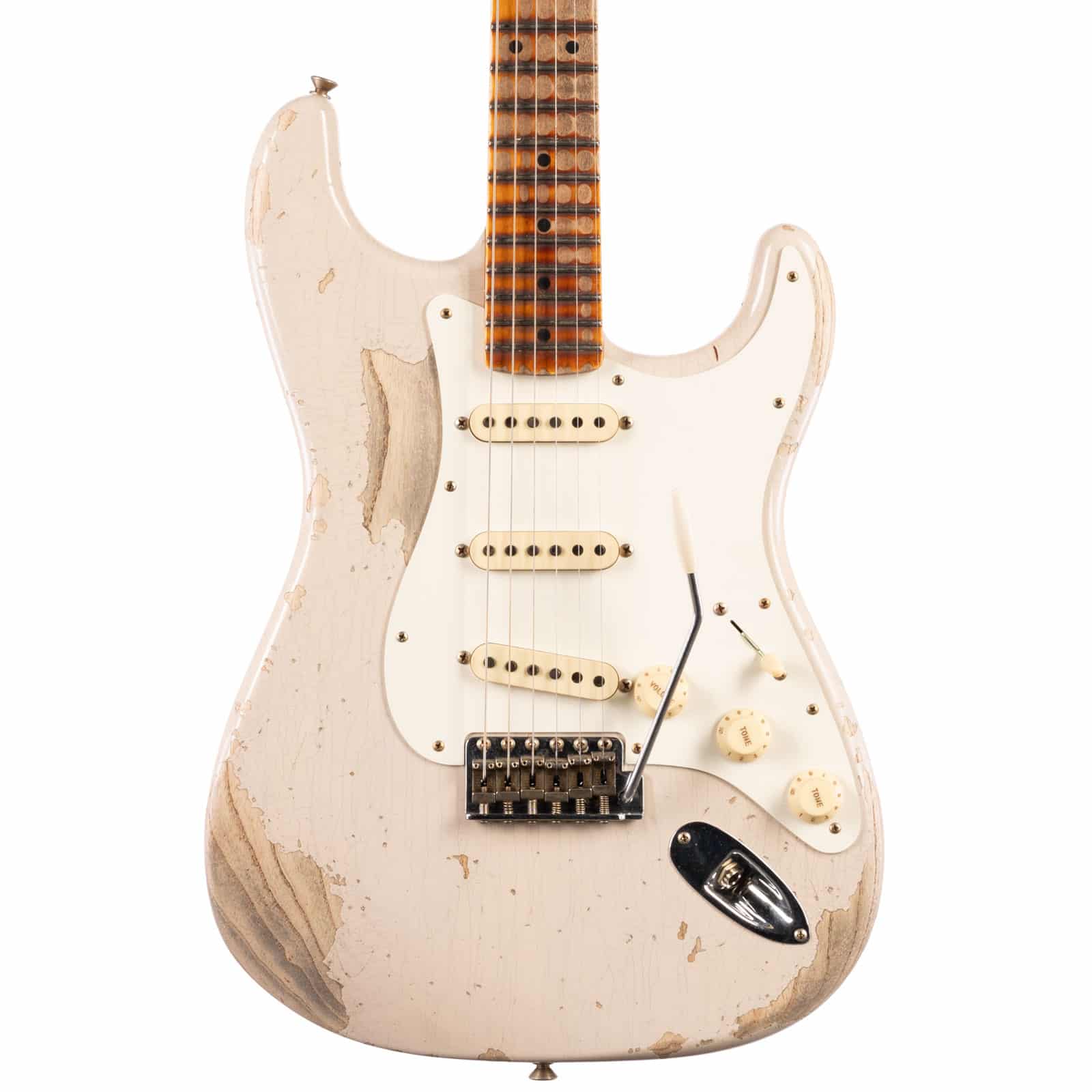 FEN-B2-LTD-RED-HOT-STRAT-SHREL-ADWB-used-front-body