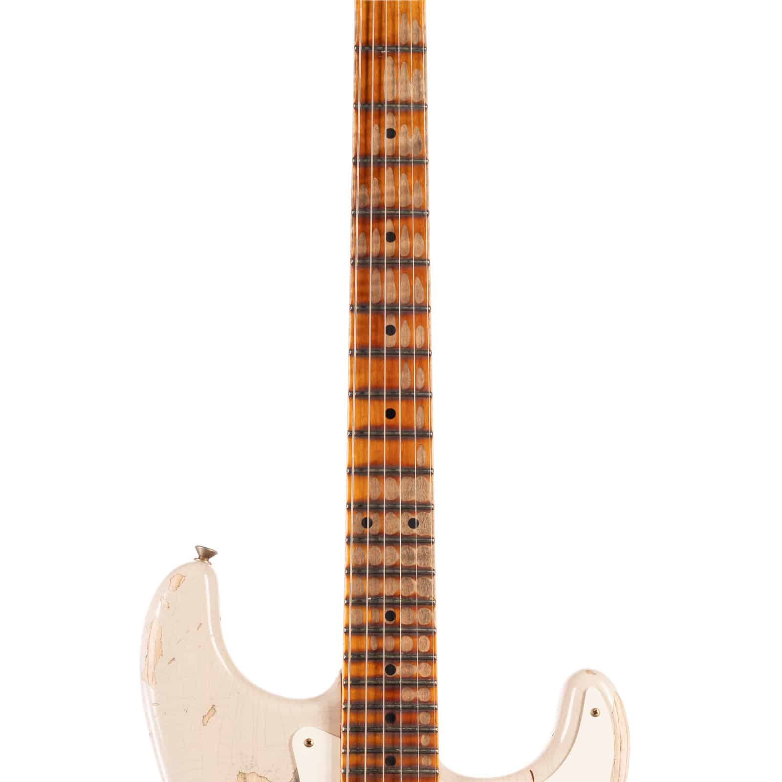 FEN-B2-LTD-RED-HOT-STRAT-SHREL-ADWB-used-neck