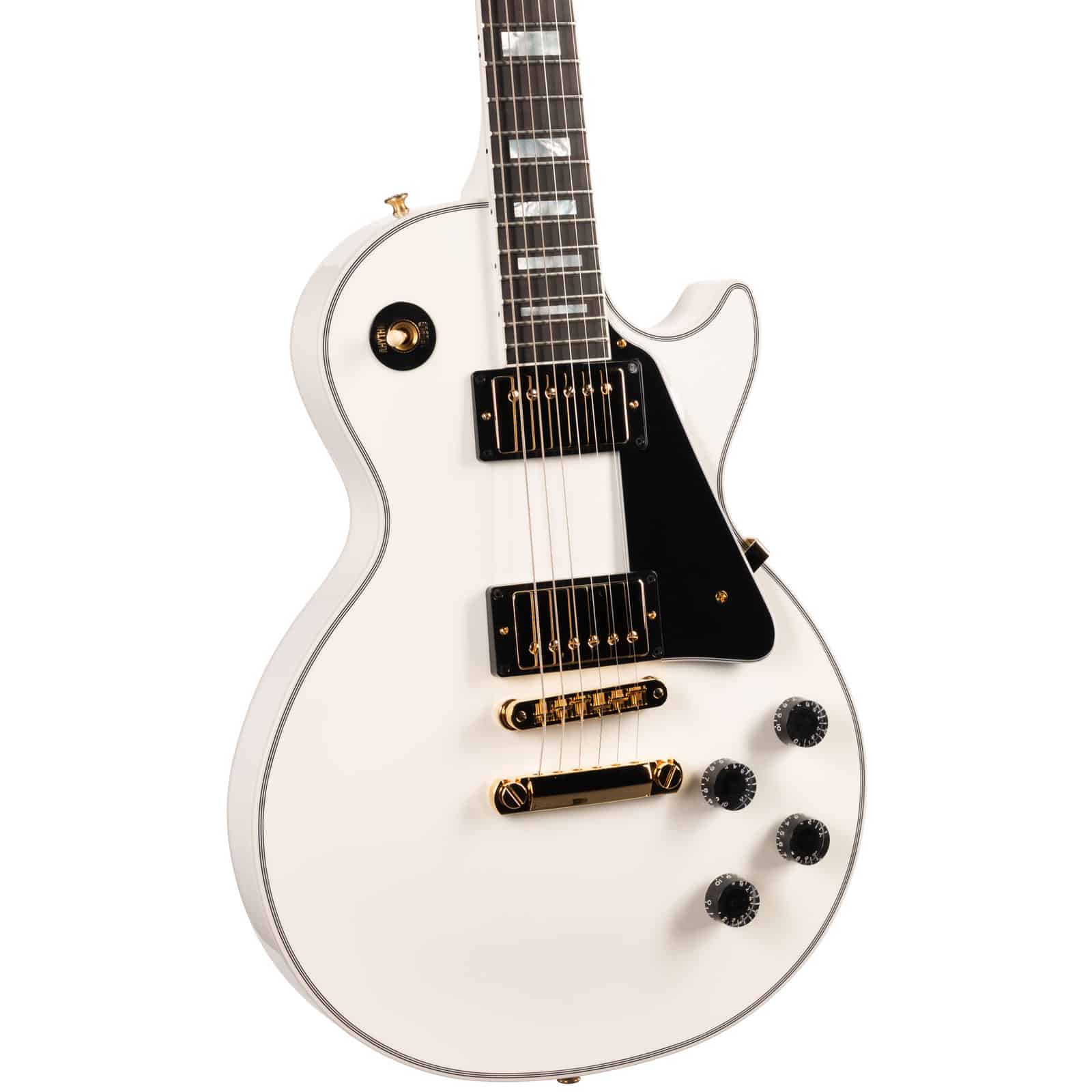 GIBSON-CS-LES-PAUL-CUSTOM-ALPINE-WHITE-WEBONY-GLOSS-FINGERBOARD-cs502916-angle-left