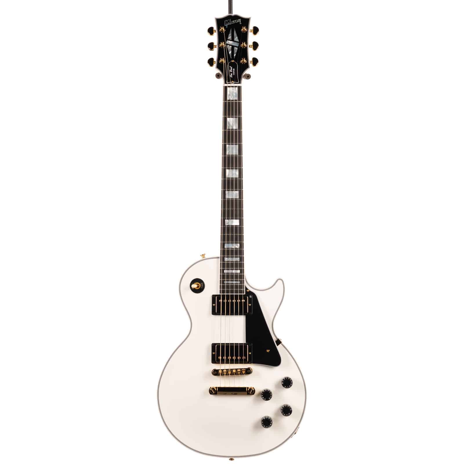 GIBSON-CS-LES-PAUL-CUSTOM-ALPINE-WHITE-WEBONY-GLOSS-FINGERBOARD-cs502916-fornt