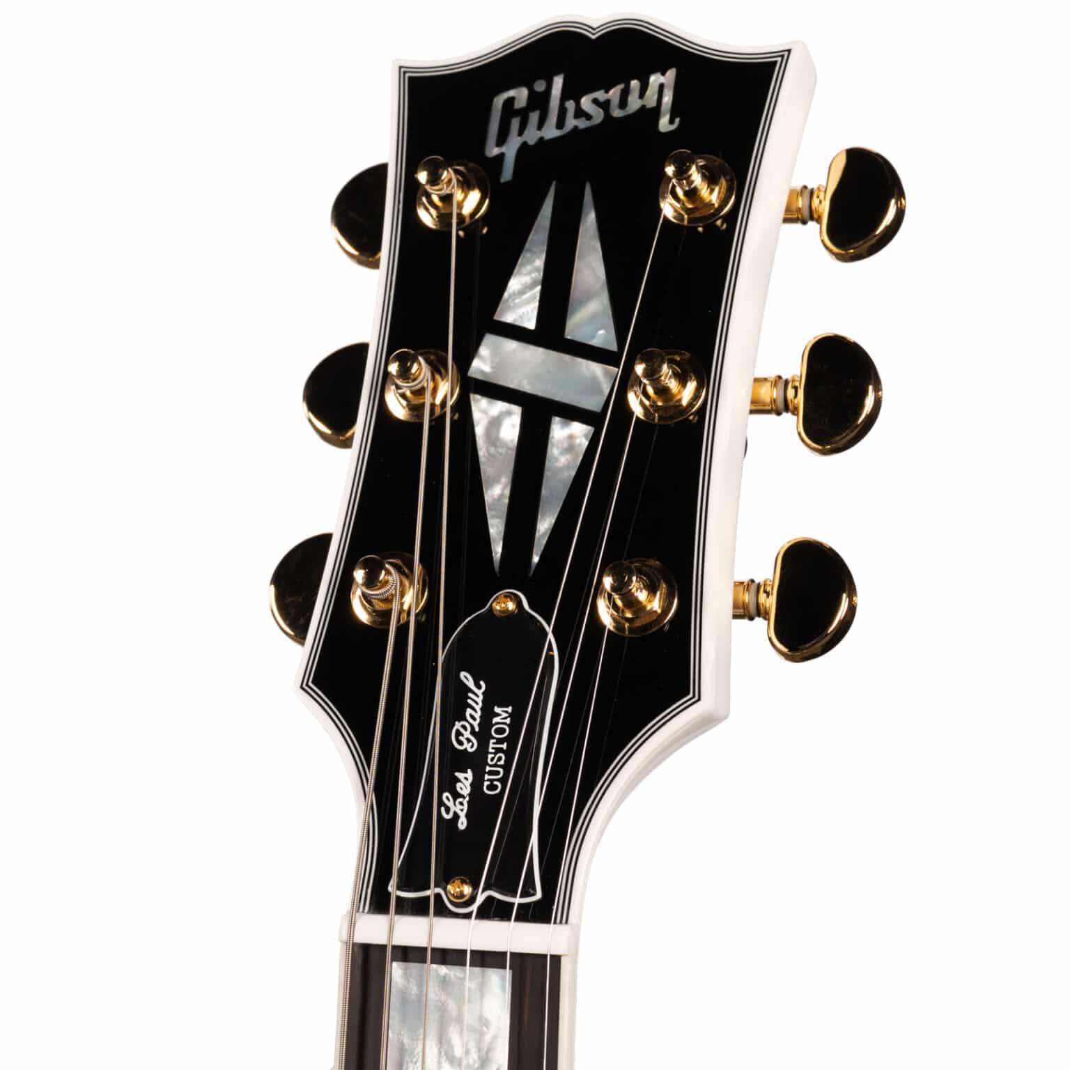 ギター Les Paul Custom shop Custom nonhistoric Gibson Custom Shop Les Paul Custom Alpine White | Moore Guitars