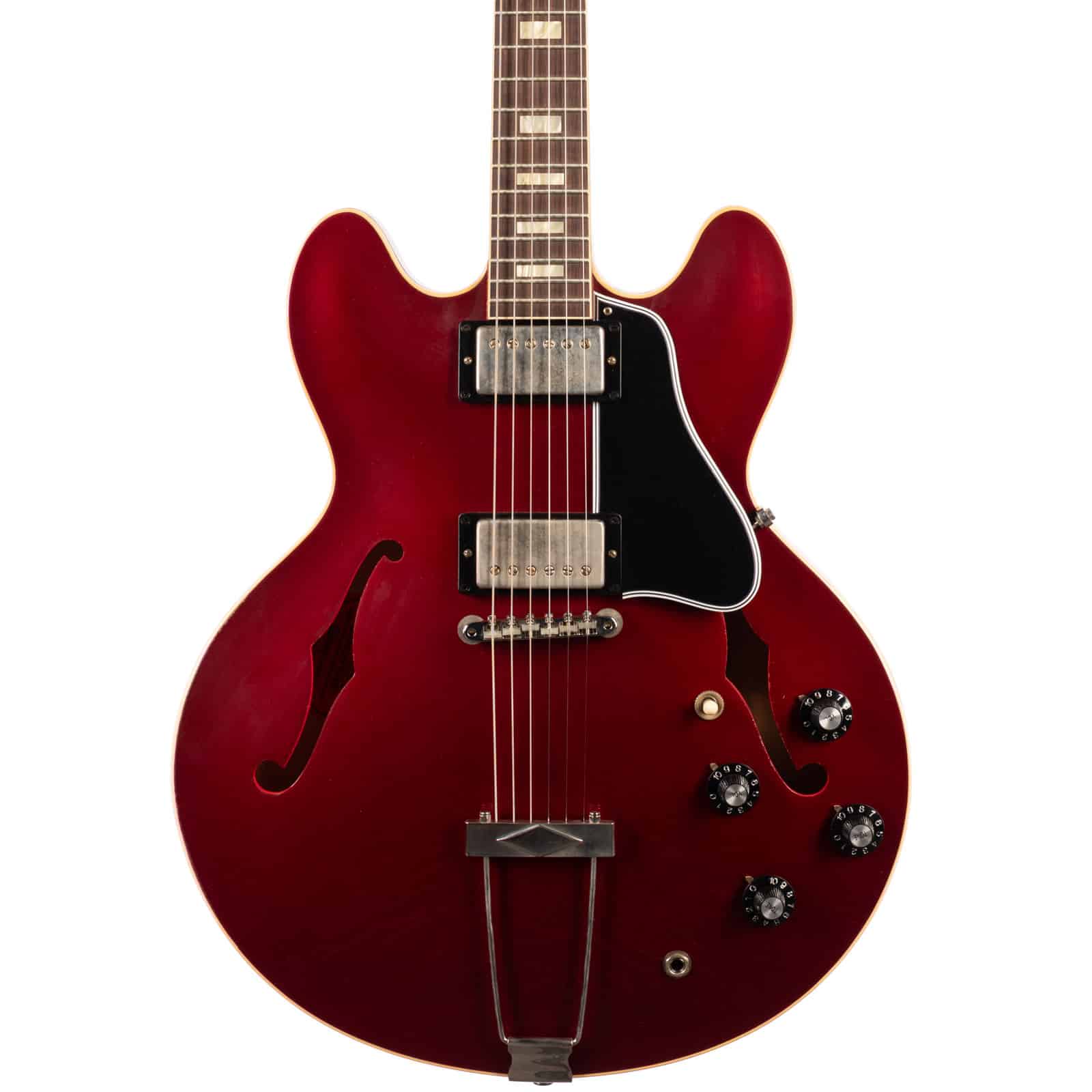 GIBSON-64-ES-335-SPARKLING-BURGUNDY-LIGHT-AGED-NH-160022-front-body