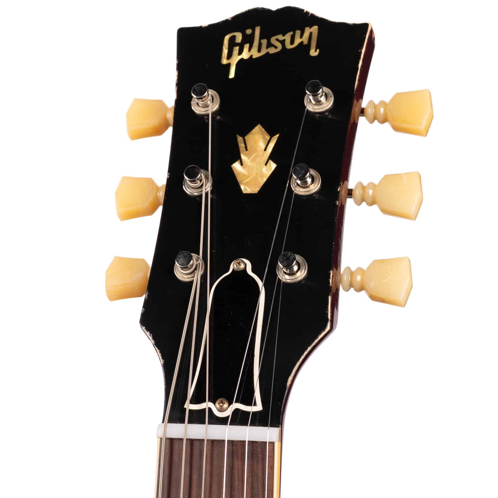 GIBSON-64-ES-335-SPARKLING-BURGUNDY-LIGHT-AGED-NH-160022-front-head