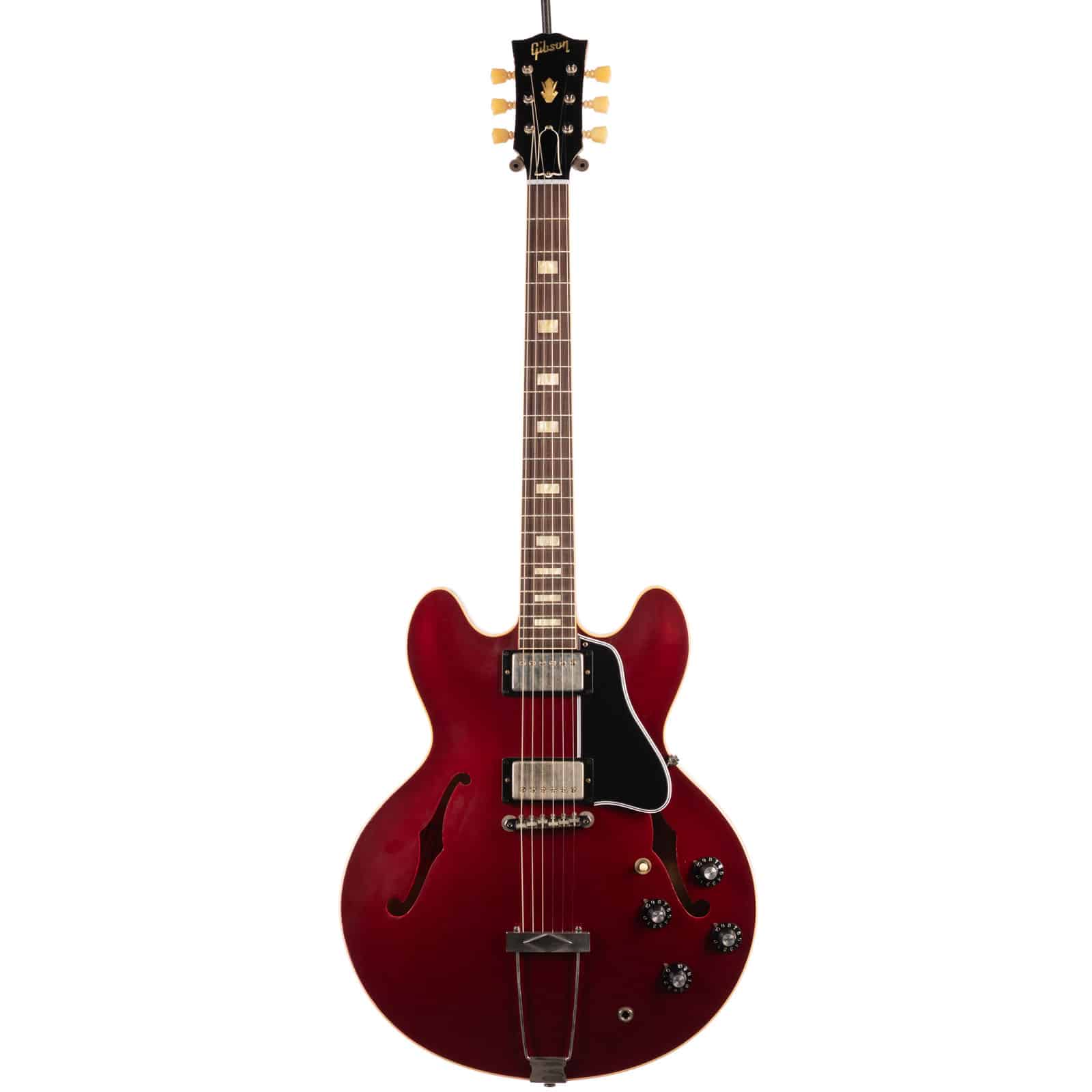 GIBSON-64-ES-335-SPARKLING-BURGUNDY-LIGHT-AGED-NH-160022-front