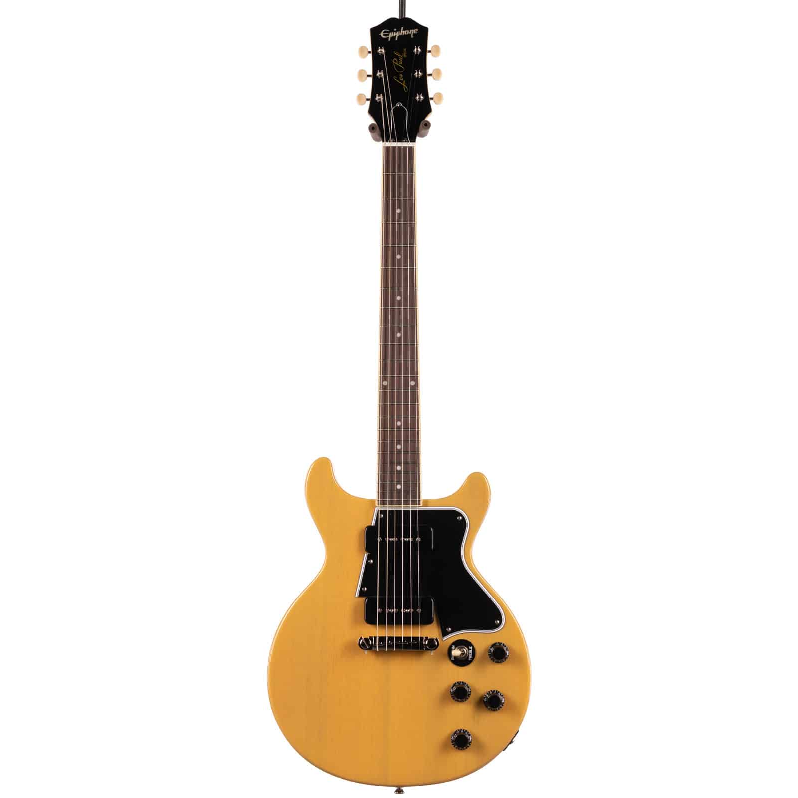EPIPHONE-LES-PAUL-SPECIAL-DBL-CUT-TV-YELLOW-26041522166-front