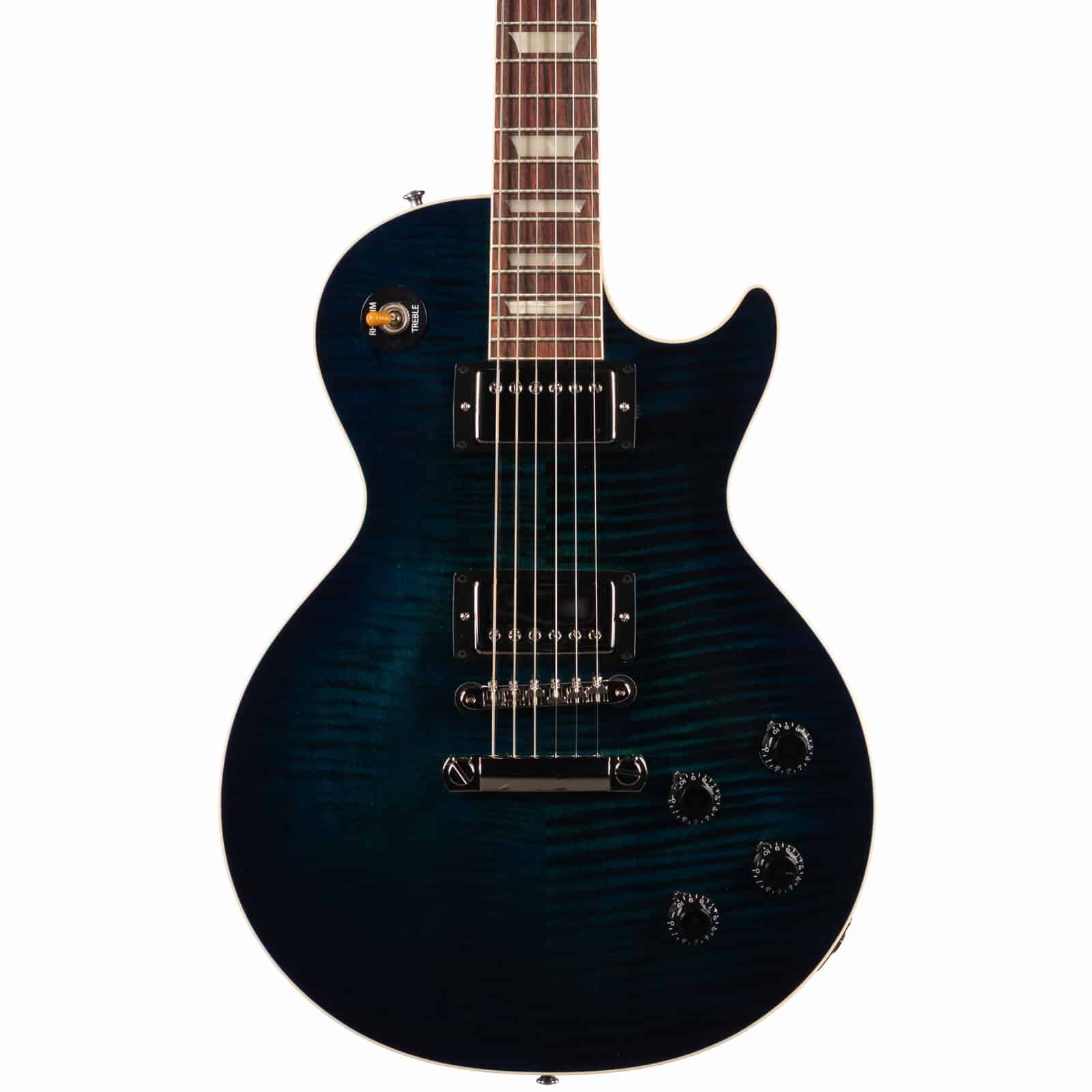 GIBSON-59-LES-PAUL-STD-CHAMBERED-DEEP-MS-BLUE-GLOSS-NH-96245-front-body