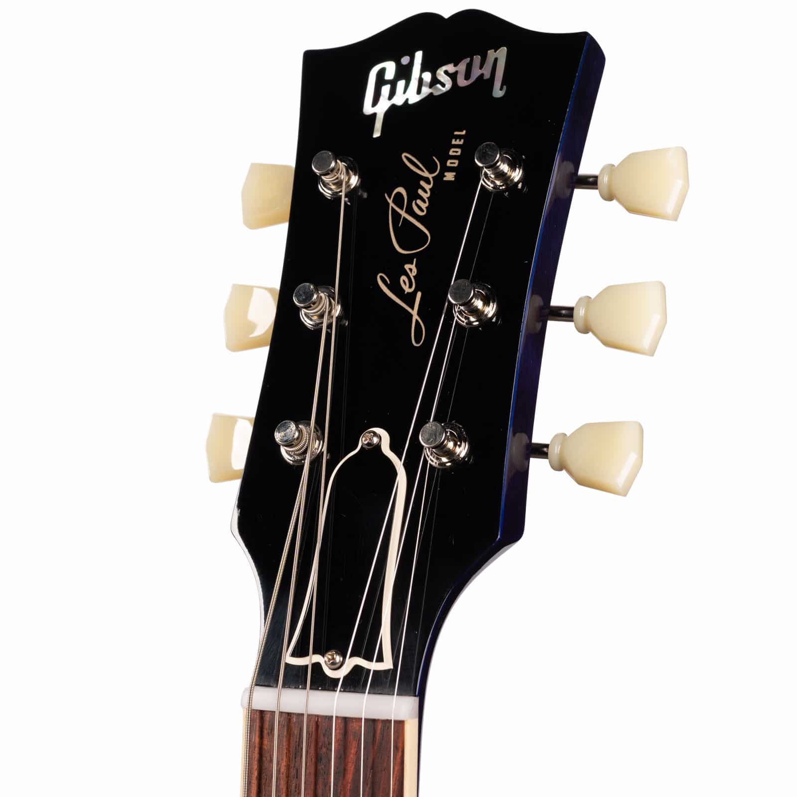 GIBSON-59-LES-PAUL-STD-CHAMBERED-DEEP-MS-BLUE-GLOSS-NH-96245-front-head