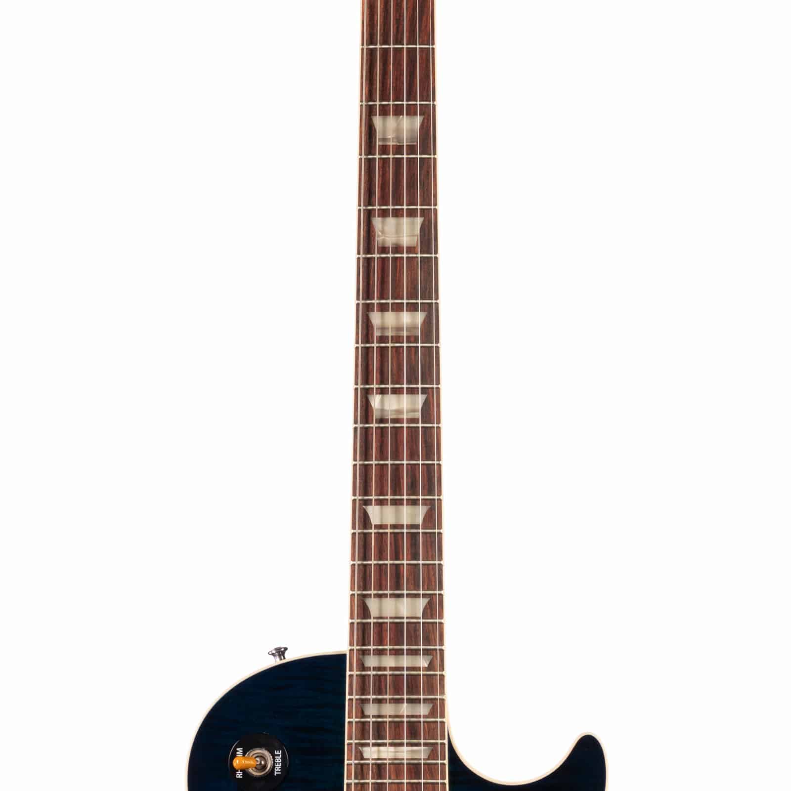 GIBSON-59-LES-PAUL-STD-CHAMBERED-DEEP-MS-BLUE-GLOSS-NH-96245-neck