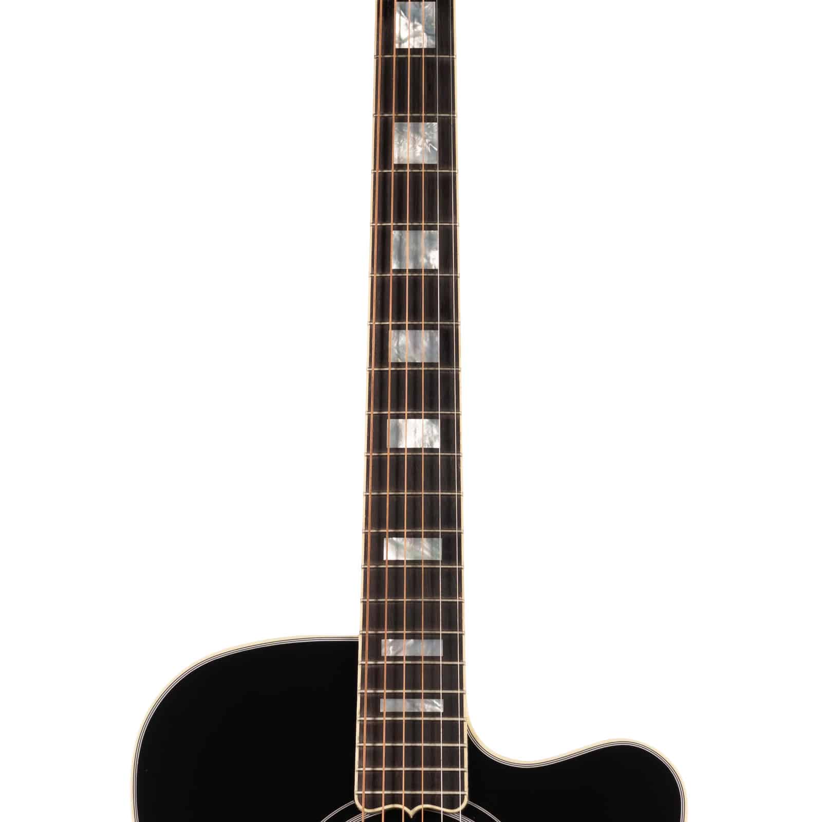 GIBSON-SONGWRITER-CUTAWAY-CUSTOM-EBONY---U-20245027-neck