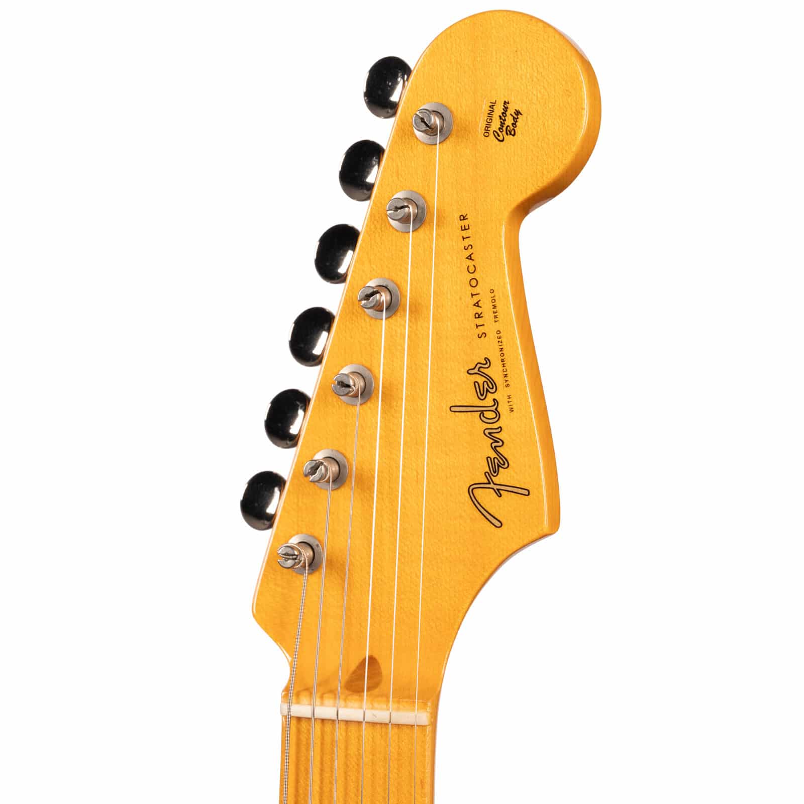 FEN-ERIC-JOHNSON-THINLINE-STRATOCASTER-SUNBURST-WOHSC---EJ20037---U-fronthead