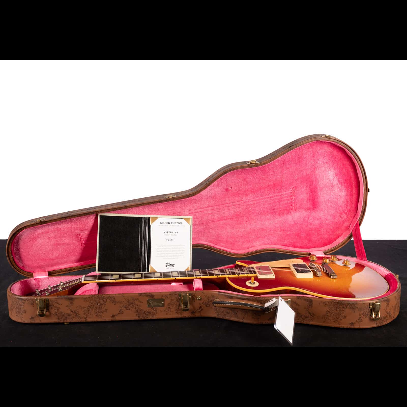 GIBSON-58-LES-PAUL-STD-DBL-WASHED-CHERRY-MURPHY-LAB-HVY-AGED-NH-86323-case
